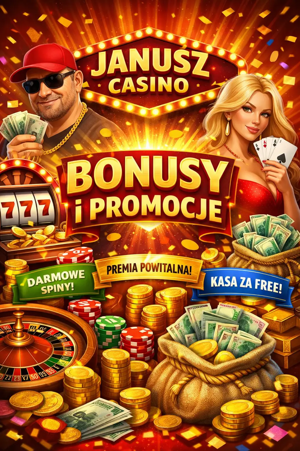 Janusz Casino Bonus Bez Depozytu — 30 Darmowych Spinów za Rejestrację